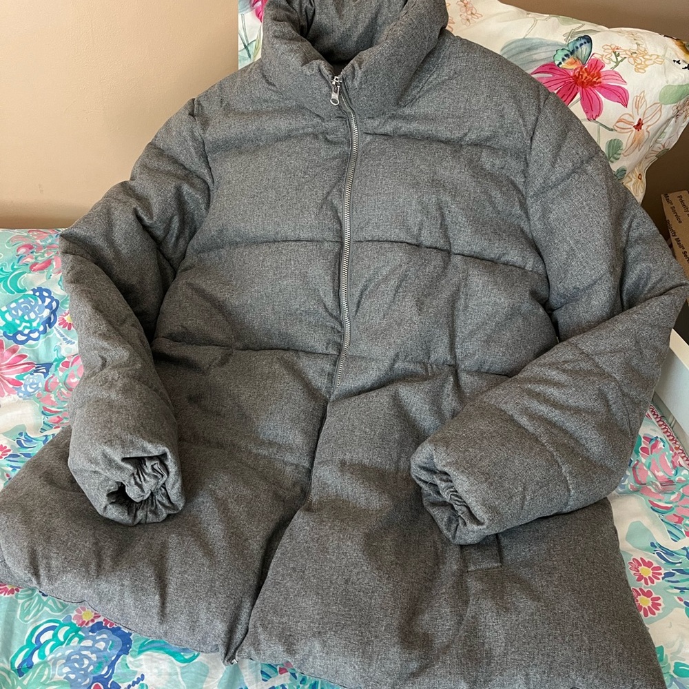 Old Navy Gray Maternity Jacket